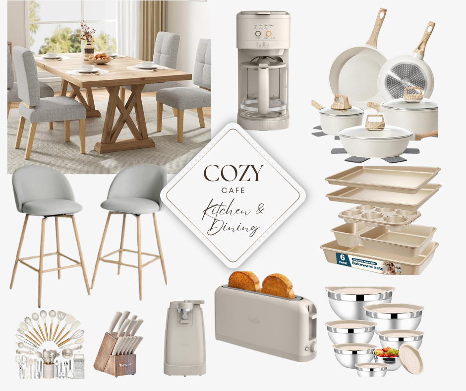 Cozy Cafe Kitchen and Dining Design