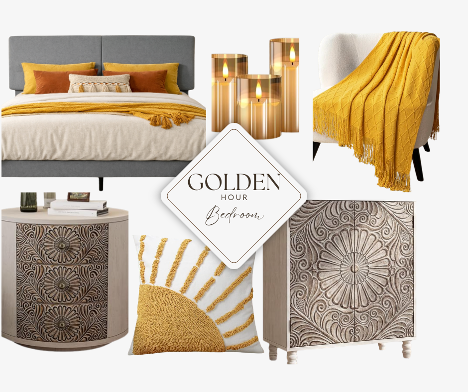 Golden Hour Bedroom Design